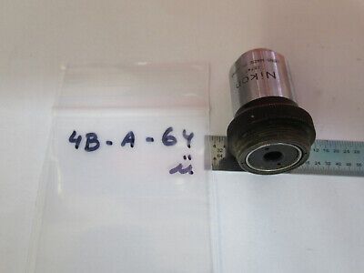 NIKON JAPAN OPTICS 40X OBJECTIVE LENS MICROSCOPE PART AS PICTURED &4B-A-63