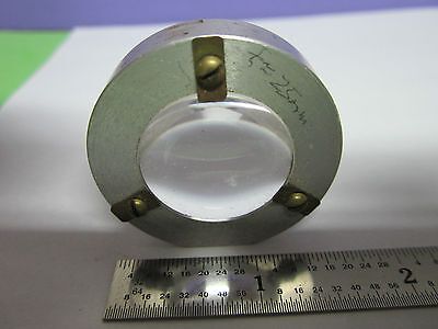 OPTICAL MICROSCOPE PART ILLUMINATOR CONVEX LENS OPTICS BIN#32-13