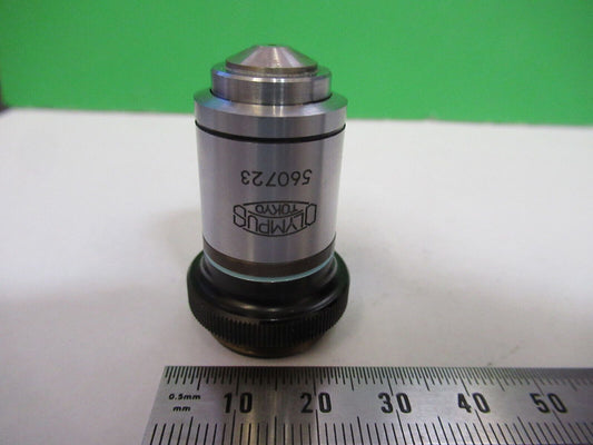 OLYMPUS JAPAN 100X HI OBJECTIVE LENS MICROSCOPE PART AS PIC &R2-B-04