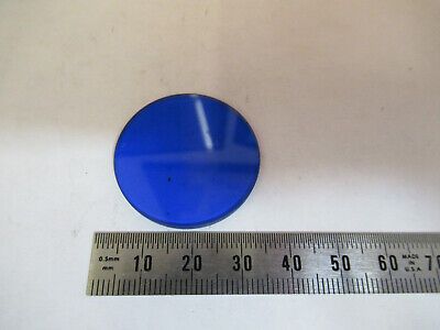 BAUSCH LOMB BLUE GLASS FILTER ANTIQUE MICROSCOPE PART AS PICTURED &P2-A-08