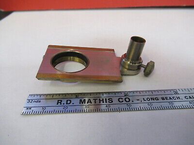 ANTIQUE BAUSCH LOMB PETROGRAPH OBJECTIVE HOLDER MICROSCOPE AS PICTURED &8Z-A-159