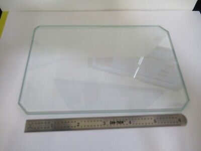 OLYMPUS GLASS STAGE PLATE MICROSCOPE PART OPTICS AS PICTURED &FT-6-216