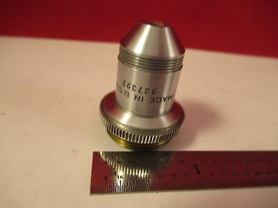 AO SPENCER AMERICAN OBJECTIVE 10X MICROSCOPE PART OPTICS AS PICTURED &75-B-22