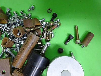 MICROSCOPE PART LOT SET SCREWS LEICA POLYVAR REICHERT GERMANY AS IS BIN#P6-E-98