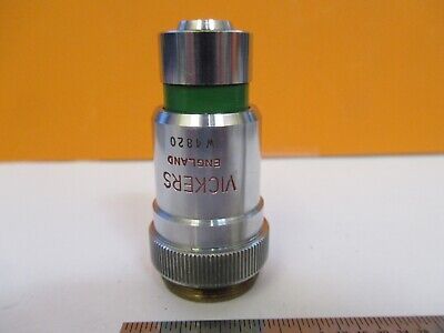 VICKERS ENGLAND OBJECTIVE 40X MET OPTICS MICROSCOPE PART AS PICTURED &50-A-25