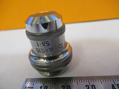 LEITZ WETZLAR GERMANY OBJECTIVE POL 5.6X MICROSCOPE PART AS PICTURED &A2-FT-52