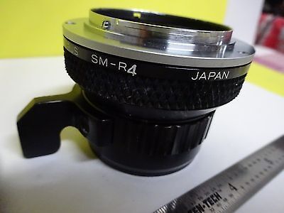 OLYMPUS SM-R4 JAPAN LENS ADAPTER CAMERA MICROSCOPE PART AS IS BIN#X7-04