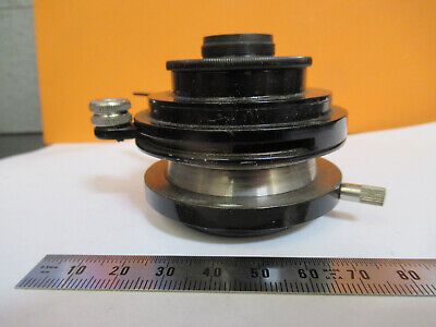 ANTIQUE VERY RARE SPENCER POL CONDENSER MICROSCOPE PART AS PICTURED 4B-FT-16