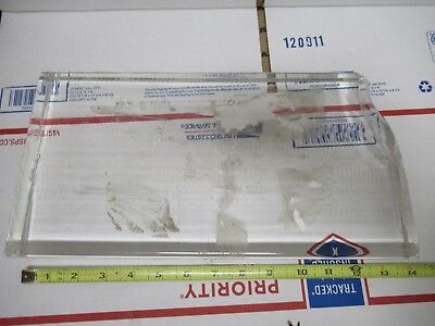 HUMONGOUS HEAVY BK7 FLASS SLAB OPTICAL GLASS OPTICS AS PICTURED &TE-4-FT-06