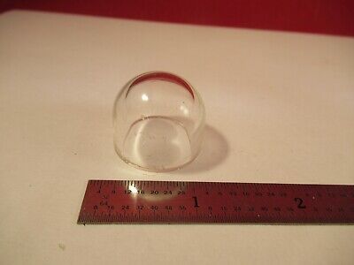 OPTICAL GLASS DOME CUVETTE RLG LITTON OPTICS AS PICTURED &FT-6-61