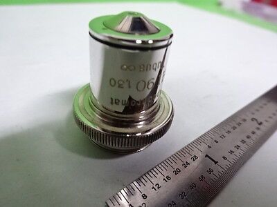 MICROSCOPE PART OBJECTIVE CARL ZEISS GERMANY APO 90X [dirty] OPTICS AS IS #AE-24