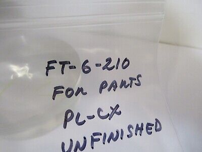 FOR PARTS OPTICAL LARGE LENS PLANO CONVEX unfinished OPTIC AS PICTURED &FT-6-210