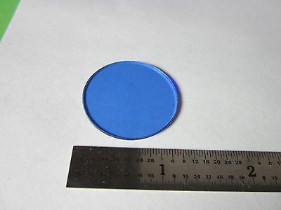 OPTICAL MICROSCOPE FILTER BLUE OPTICS AS IS  BIN#32-78-1