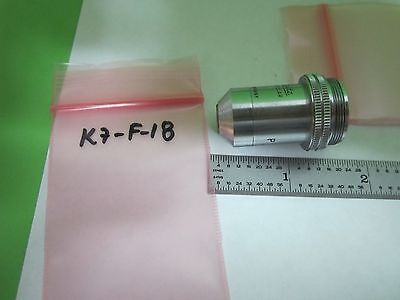 MICROSCOPE PART OBJECTIVE LEITZ GERMANY 10X P OPTICS AS IS BIN#K7-F-18