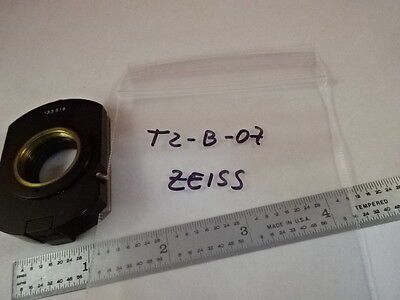 MICROSCOPE PART ZEISS POLARIZER OBJECTIVE HOLDER POL OPTICS AS IS #T2-B-07