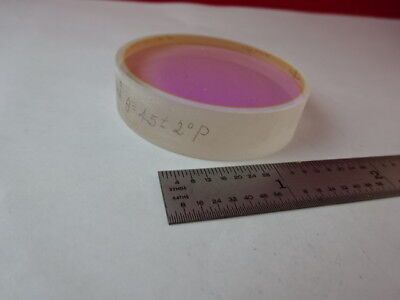 OPTICAL COATED FILTER MIRROR FLAT OPTICS AS IS #89-78