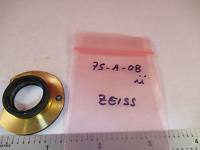 ZEISS GERMANY IN35 BRASS MOUNTED LENS MICROSCOPE PART OPTICS &75-A-08