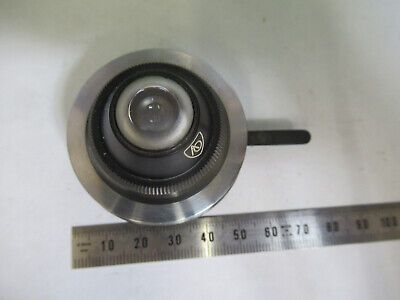 SPENCER AO ANTIQUE CONDENSER +IRIS OPTICS MICROSCOPE PART AS PICTURED &3-C-26