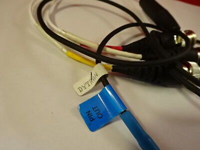 PIEZO low noise CABLE TRIAXIAL 6824A03 for ACCELEROMETER AS IS #7DT-U