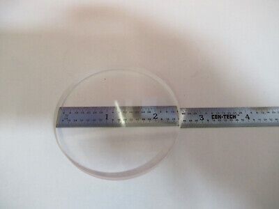 OPTICAL FLAT BK7 GLASS 2.5" DIAMETER LASER OPTICS AS PICTURED &B6-A-14