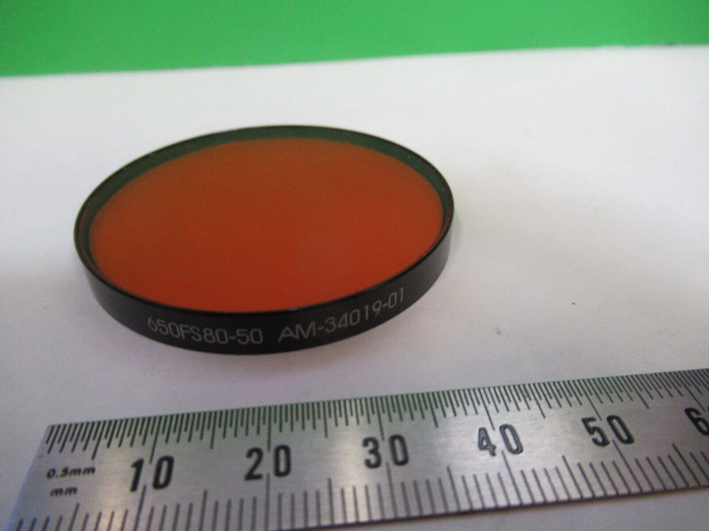 OPTICAL FILTER  ANDOVER OPTICS AS PICTURED &Z7-A-27