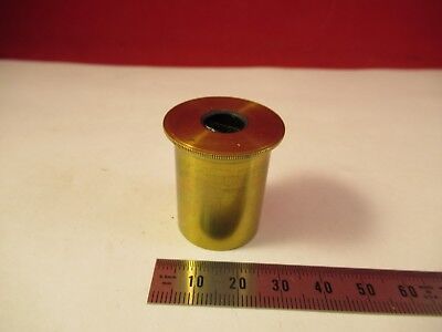 ANTIQUE BRASS POLARIZER EYEPIECE BECK LONDON MICROSCOPE PART AS PIC #66-A-36