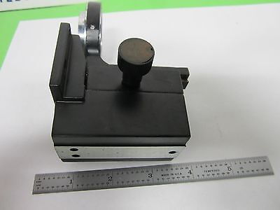 MICROSCOPE PART BAUSCH LOMB CAMBRIDGE CONDENSER HOLDER AS IS BIN#Q6-12