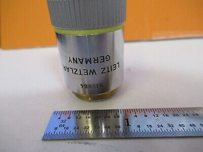 LEITZ GERMANY OBJECTIVE 10X /160 MICROSCOPE PART OPTICS AS PICTURED &85-B-33