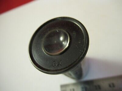 VINTAGE SPENCER EYEPIECE OCULAR 6X OPTICS MICROSCOPE PART AMERICAN &9-FT-70