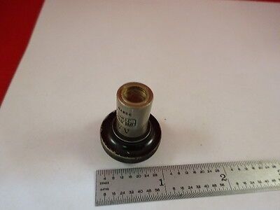 FOR PARTS OBJECTIVE CARL ZEISS 10X OPTICS MICROSCOPE PART AS IS &33-A-37