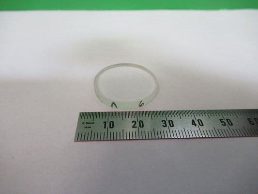 OPTICAL FLAT ROUND GLASS  MIL SPEC OPTICS AS PICTURED Z5-C-32