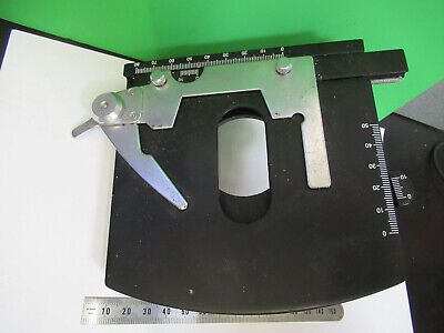 GENERIC XY STAGE TABLE MICROSCOPE PART AS PICTURED &Z1-A-35