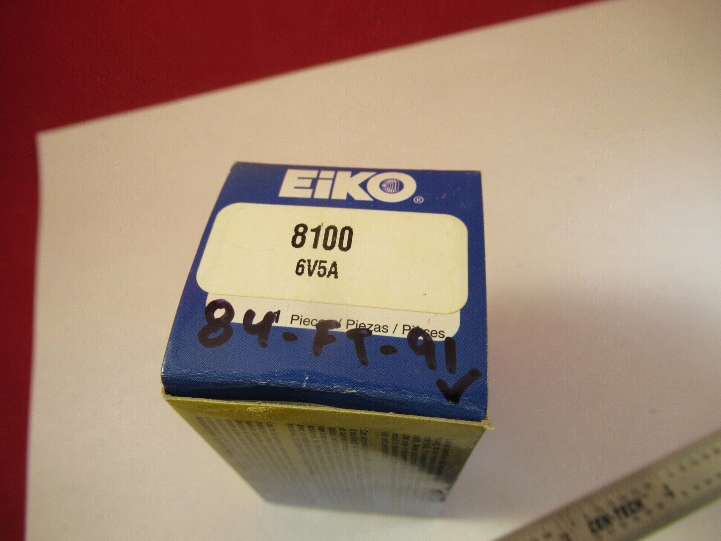 EIKO LAMP BULB 8100 6V5A MICROSCOPE PART AS PICTURED &84-FT-92