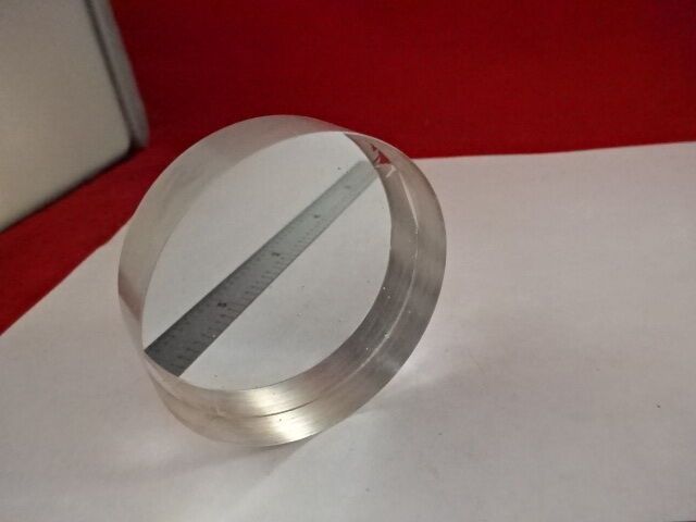 OPTICAL DAVIDSON COLLIMATOR TARGET MIRROR [some scratches] OPTICS AS IS #R6-B-52