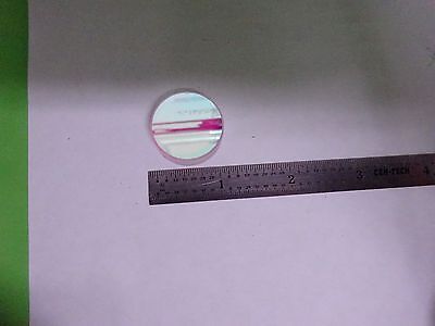 OPTICAL COATED FLAT  DICHROIC MIRROR LASER OPTICS #Y1-19