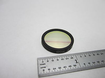 OPTICAL COATED HQ485/30 BLUE FILTER LASER OPTICS AS IS BIN#Q4-R-36