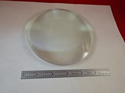 OPTICAL LARGE BI CONVEX GLASS LENS 5" DIA 9.8 FL LASER OPTICS BIN#N6-B-01