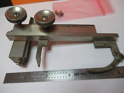 ANTIQUE LEITZ GERMANY CLIPS STAGE SPECIMEN MICROSCOPE PART AS PICTURED &W8-A-19