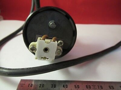 NIKON LAMP BULB HOLDER CABLE MICROSCOPE PART AS PICTURED #66-A-58