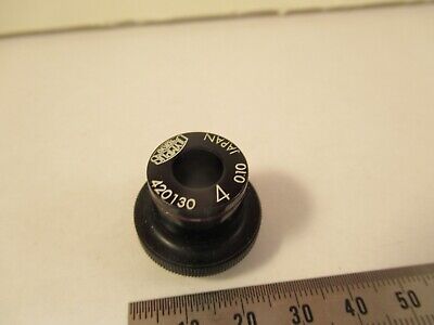 OLYMPUS JAPAN OBJECTIVE 4X OPTICS MICROSCOPE PART AS PICTURED &14-A-91