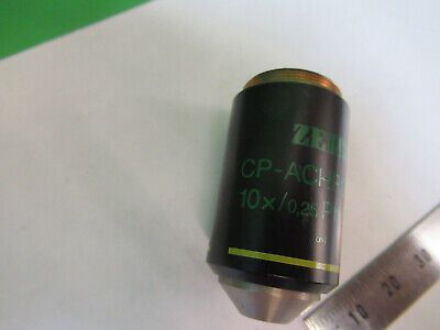 ZEISS ACHROMAT 10X PH1 INFINITY OBJECTIVE MICROSCOPE PART AS PICTURED &Q9-A-124