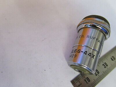 VINTAGE SPENCER 44X LENS OBJECTIVE OPTICS MICROSCOPE PART AS PICTURED P4-A-87