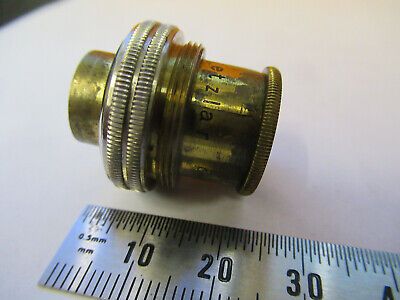 ANTIQUE RARE LEITZ CONDENSER LENS GERMANY MICROSCOPE PART AS PICTURED P9-A-67