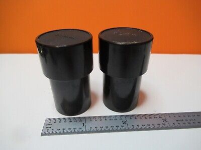 EMPTY PLASTIC BAUSCH LOMB OBJECTIVE CAN MICROSCOPE PART AS PICTURED &16-A-99