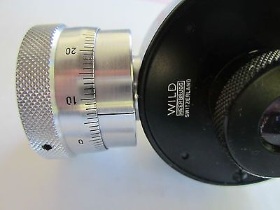 WILD HEERBRUGG SWITZERLAND 15xSK FILAR EYEPIECE MICROSCOPE PERFECT