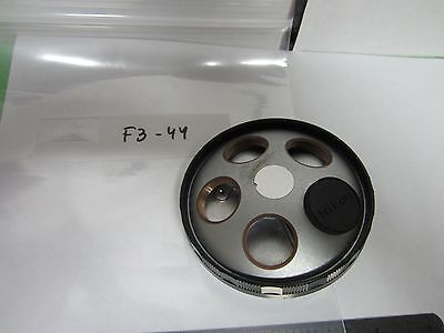 MICROSCOPE NIKON JAPAN NOSEPIECE TURRET  WITHOUT OPTICS BIN#F3-44