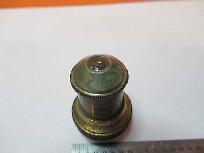 ANTIQUE BRASS BAUSCH LOMB 16mm OBJECTIVE MICROSCOPE PART AS PICTURED &W8-A-49