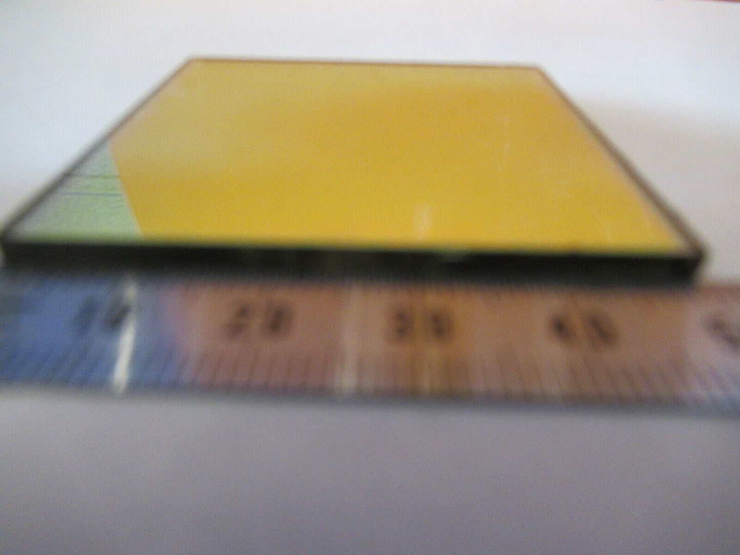 OPTICAL FOR PARTS dichroic filter plate [scratches] OPTICS AS PICTURED &P2-A-54