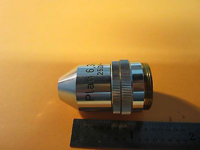 MICROSCOPE PART OBJECTIVE REICHERT AUSTRIA OPTICS PLAN 6.3X BIN#9