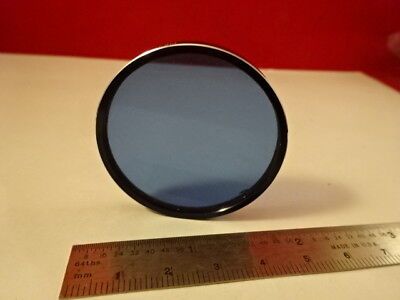 OPTICAL FILTER SPIRALITE COATED 80B BLUE OPTICS AS IS &AV-A-02